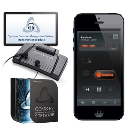 Olympus Professional ODDS Dictation App with AS-9000 Transcription Kit / / - DictationOne.com