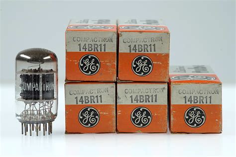 5 Vintage 14BR11 General Electric Compactron Twin Triode | Reverb