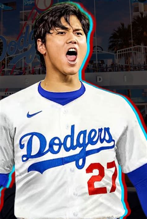 PHOTO Shohei Ohtani In A #27 Dodgers Uniform