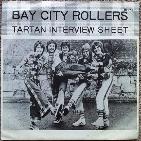 Bay City Rollers – Tartan Interview Sheet (1976, Red, Flexi-disc) - Discogs