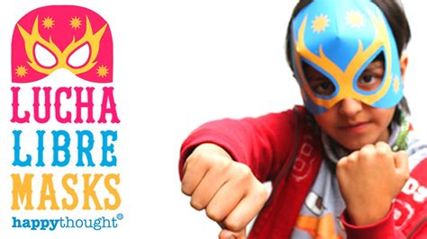 How to make a Lucha Libre mask - tutorial + printable paper template! - YouTube