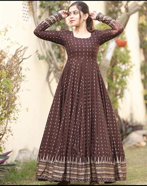 Rayon Designer Partywear Kurti With Gold Print Online - Shop online women fashion, indo-western ...