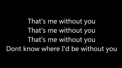 me without you tobymac lyrics - YouTube