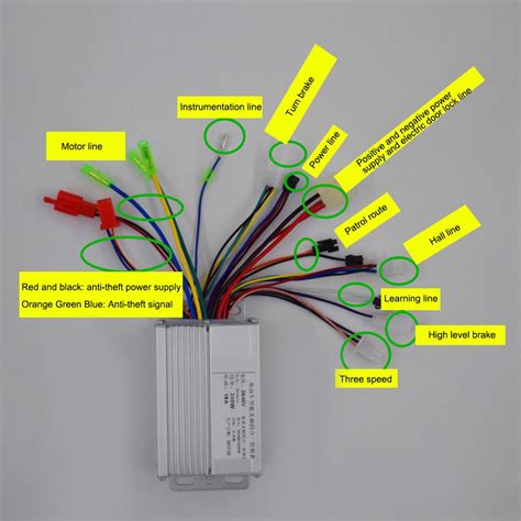 36V/48V 350W Brushless DC Motor Speed Controller For Electric Scooter E-Bike Quality and Comfort ...