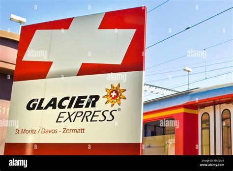 Railway station, St. Moritz, Switzerland Stock Photo - Alamy