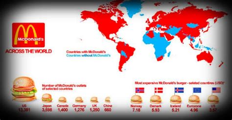 McDonald's Locations Worldwide Map