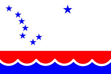 Flag of Alaska if it were a Russian Oblast : vexillology