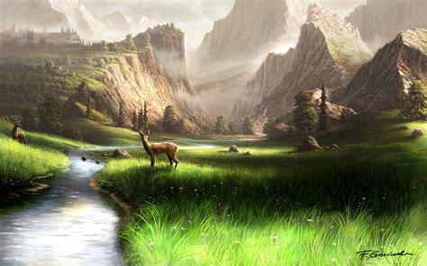 Mountain Landscape by Fel-X on DeviantArt