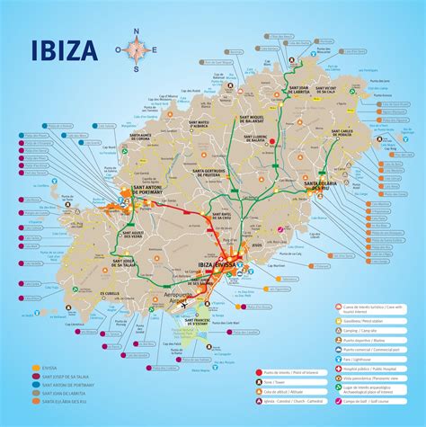 Ibiza Beaches Map