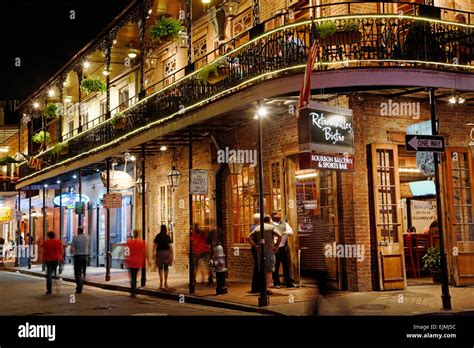 French quarter new orleans night hi-res stock photography and images - Alamy