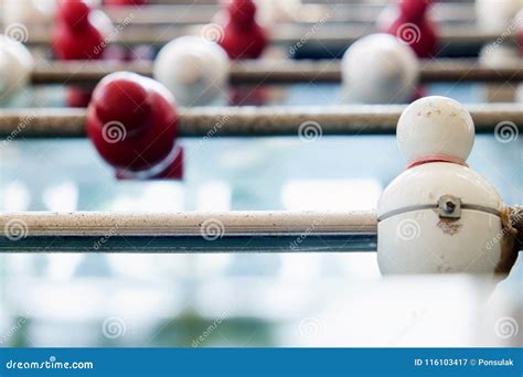 Vintage football table stock image. Image of sport, aiming - 116103417