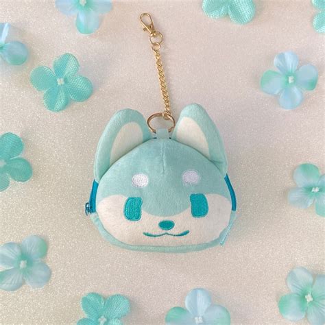 Doggo Plush Pouch Mint - Etsy