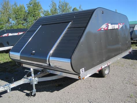 2017 Triton XT 11 Ft Capped/Tilt Snowmobile Trailer - Stock 16-186 - Northport Auto & Trailer ...