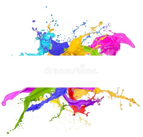 Colorful paint splash stock photo. Image of splash, brush - 30940254