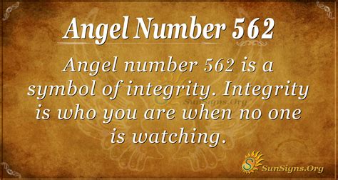 Angel Number 562 Meaning: Discipline Is The Key - SunSigns.Org