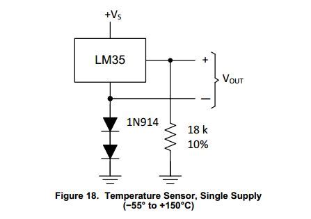 sensor - LM35 negative temperature sensing circuit - Electrical Engineering Stack Exchange