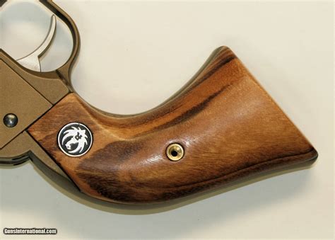 Ruger Wrangler Goncalo Alves Wood Grips, Medallions for sale