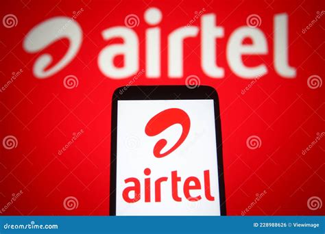 Bharti Airtel Limited logo editorial photo. Image of apps - 228988626