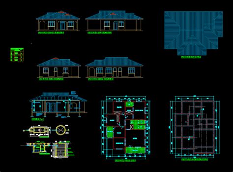 Amazing Ideas! Autocad House Plans With Dimensions Residential Building ...