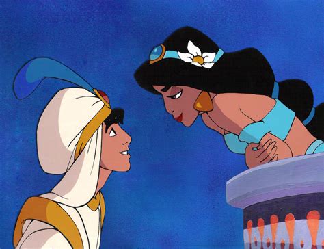 Aladdin and Jasmine Cel by RachelKaiser on DeviantArt