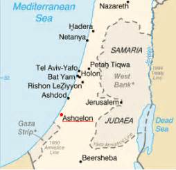 Ashkelon Map