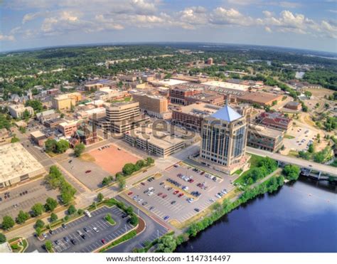 Aerial View Wausau Skyline Wisconsin Stock Photo 1147314497 | Shutterstock