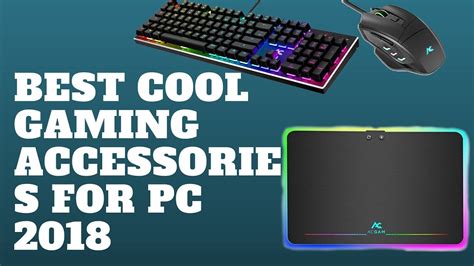 Best Cool Gaming Accessories For PC 2018 - YouTube