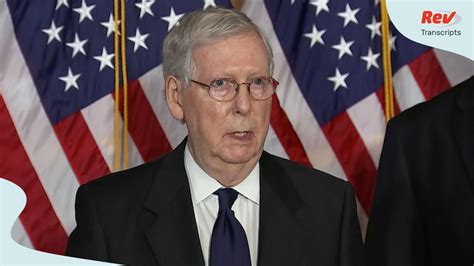 Senate Majority Leader Mitch McConnell Unveils GOP Stimulus Proposal Transcript July 27 | Rev Blog