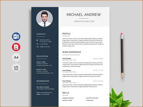 Cv Templates Free Download Word Document Indonesia - Resume : Resume Template Collections # ...