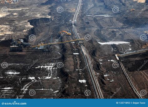 Coal Surface Mining Stock Photography - Image: 13371892