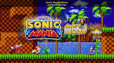 Sonic Mania Menu [Sonic 3 A.I.R.] [Mods]