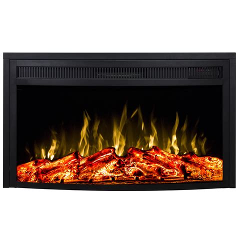 Regal Flame 23 Inch Curved Ventless Heater Electric Fireplace Insert