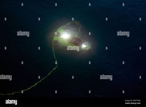 A submarine underwater drone exploring the abyss Stock Photo - Alamy