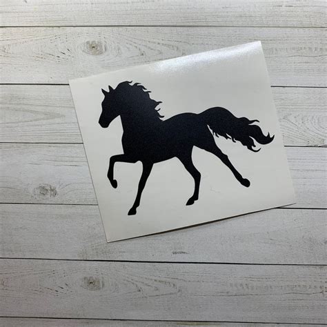 Mustang Horse Decal Mustang Horse Sticker Horse Decoration | Etsy