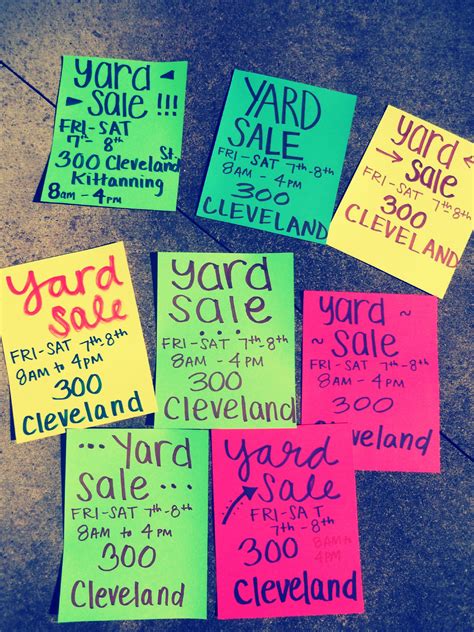 Pin by Silvana Klufetos on Garage sale | Yard sale signs, Garage sale signs, Garage sale signs funny