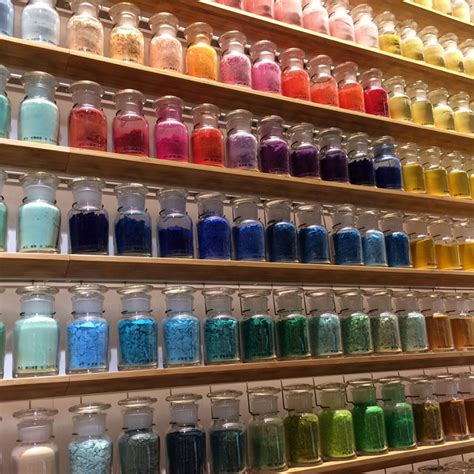 4,200 Pigments Lined Up On Japanese Paint Supply Store’s Walls To ...