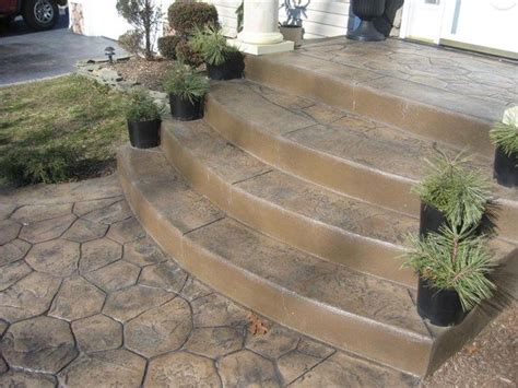 Steps and Stairs Pictures - Gallery - Concrete Network | Patio stairs, Front porch steps ...