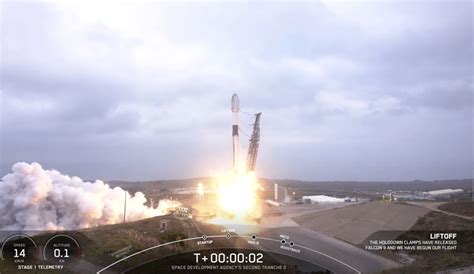 SpaceX launches 13 satellites for U.S. Space Development Agency - SpaceNews