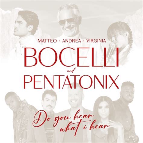 Andrea x Matteo x Virginia Bocelli x Pentatonix ‘Do You Hear What I ...