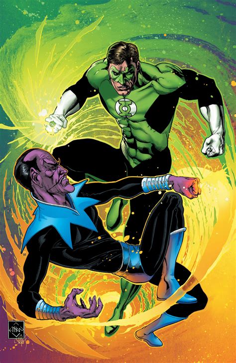 Green Lantern Hal Jordan vs Sinestro by Ethan Van Sciver | Green lantern rebirth, Green lantern ...