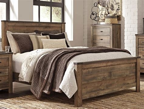 Rustic Casual Contemporary Queen Bed - Trinell | RC Willey Furniture Store