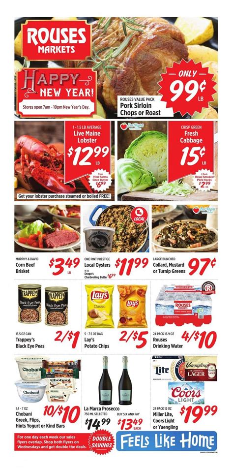 Rouses Markets (AL, LA, MS) Weekly Ad Flyer December 30 to January 6