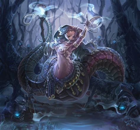 Lamia by hoRi3 on deviantART | Monster concept art, Fantasy art, Creature art