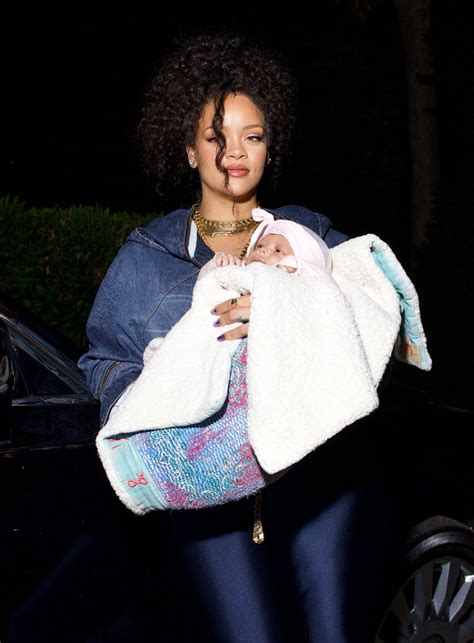 PHOTOS: Rihanna & A$AP Rocky Reveal Son's Face For 1st Time