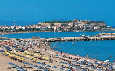 Rethymnon Beach Rethymnon Crete Greece near the Harbour | Greek islands, Greece travel, Crete