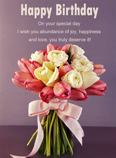 Happy Birthday Flowers Wishes Messages : If You Are Looking For Happy Birthday Blessings With ...