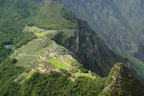 Machu Picchu Seen from Above, Peru Stock Image - Image of famous, aguas: 13662623