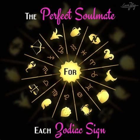 The Perfect Soulmate For Each Zodiac Sign | Soulmate signs, Zodiac signs, Soulmate