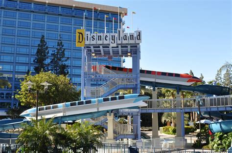 Disneyland Hotel Monorail Slide and Splash Pad - Simple Sojourns ...