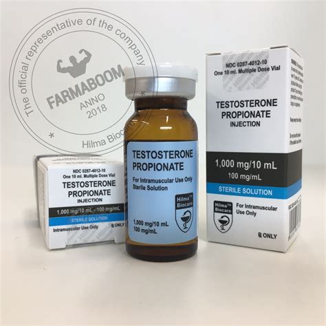 Buy Testosterone Propionate - Hilma Biocare - Farmaboom.com